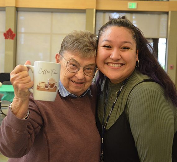 People holding hands